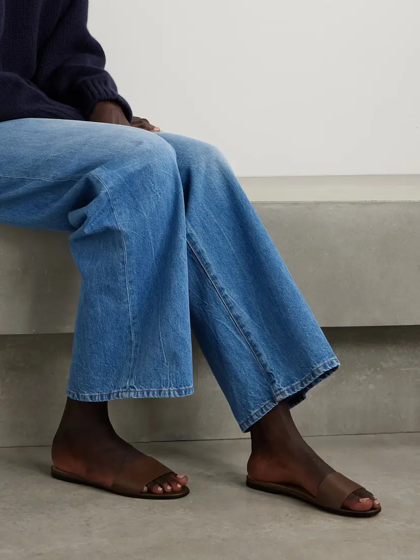 The Row Signum Leather Slides | Thumbnail 2