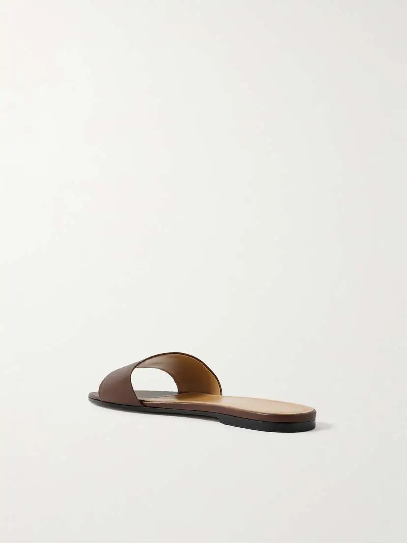 The Row Signum Leather Slides | Thumbnail 3