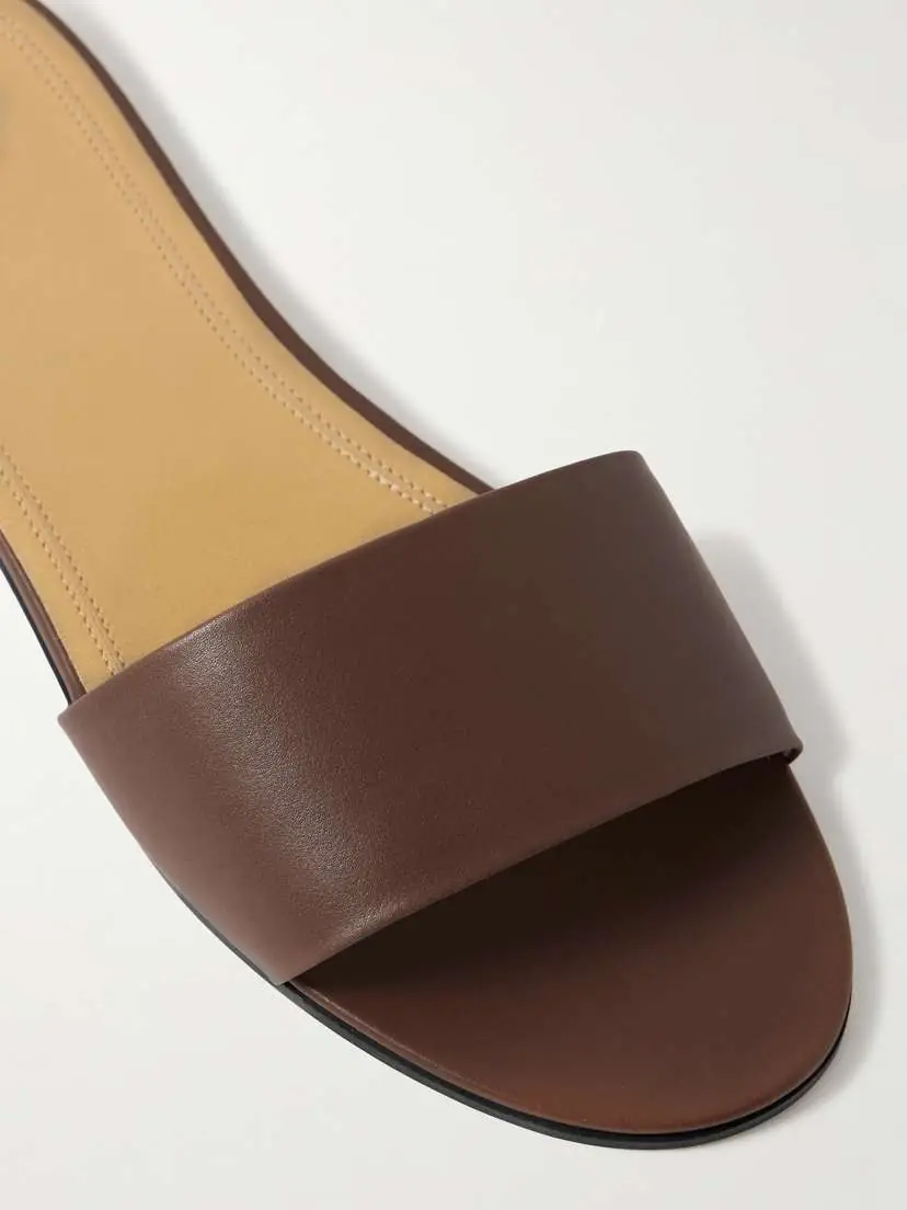 The Row Signum Leather Slides | Thumbnail 4