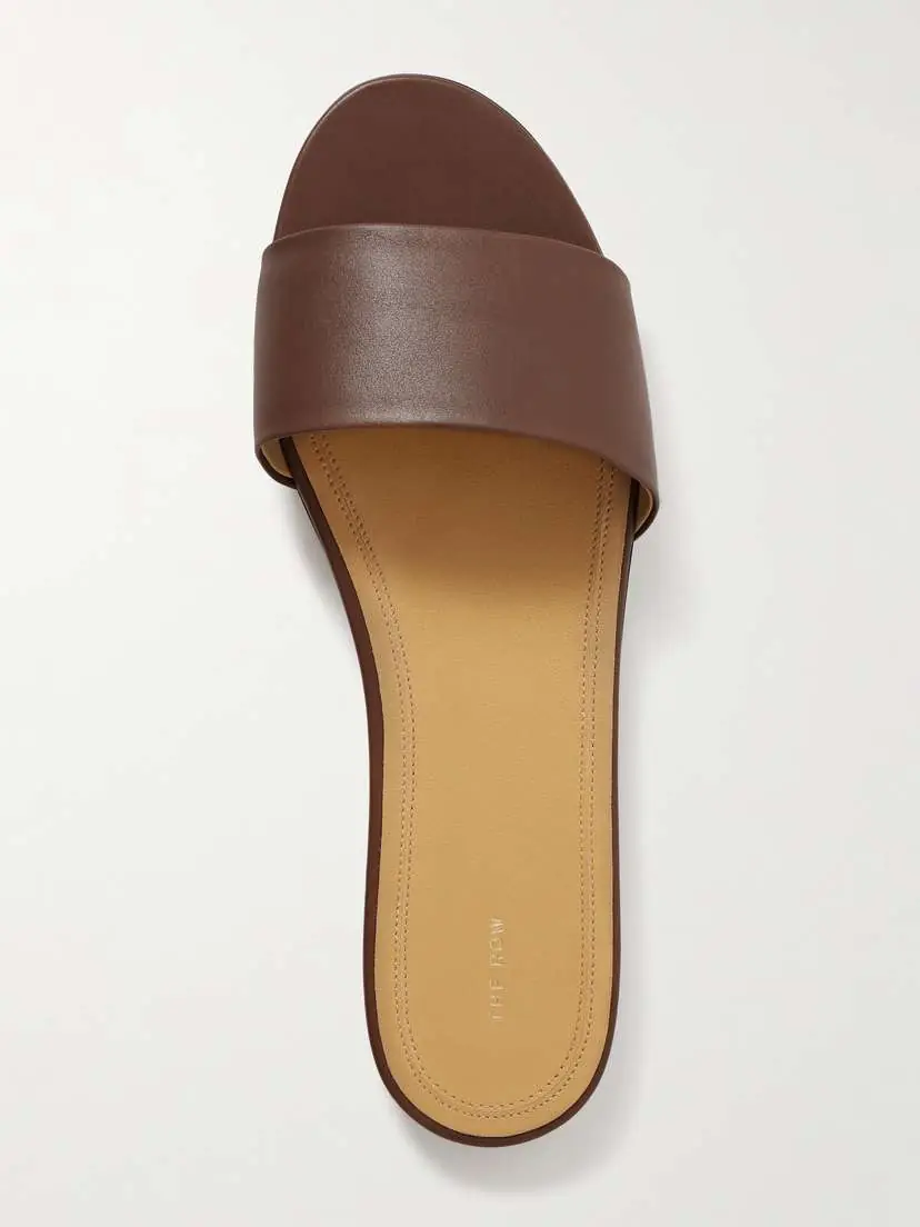 The Row Signum Leather Slides | Thumbnail 5