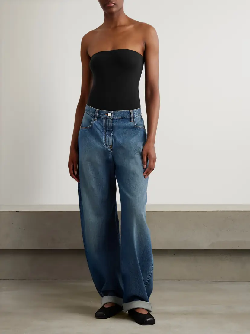Alaïa Strapless Stretch-jersey Bodysuit | Thumbnail 2 Alaïa Strapless Stretch-jersey Bodysuit | Thumbnail 2