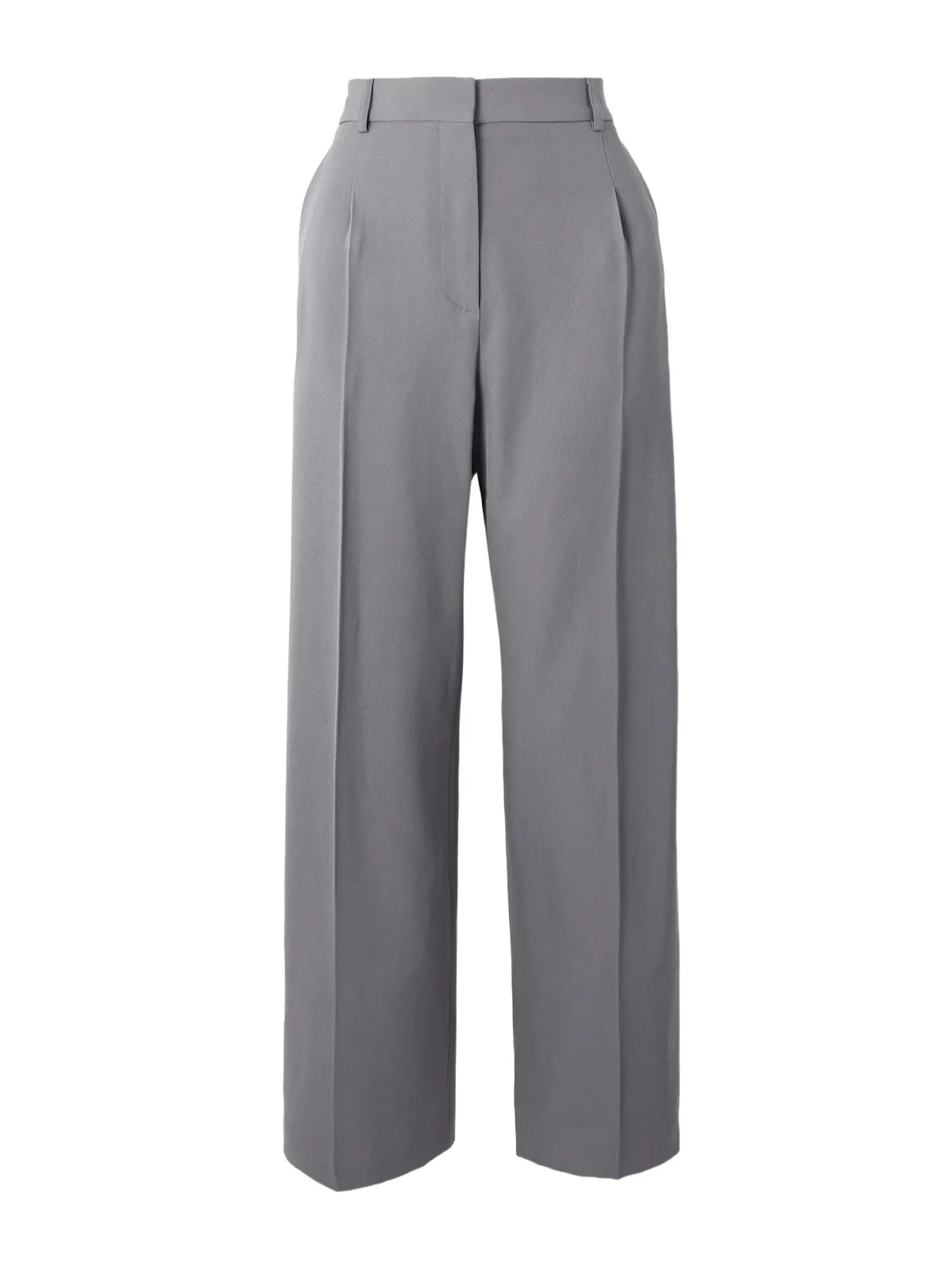 ALAÏA Capri Pleated Wool-gabardine Straight-leg Pants
