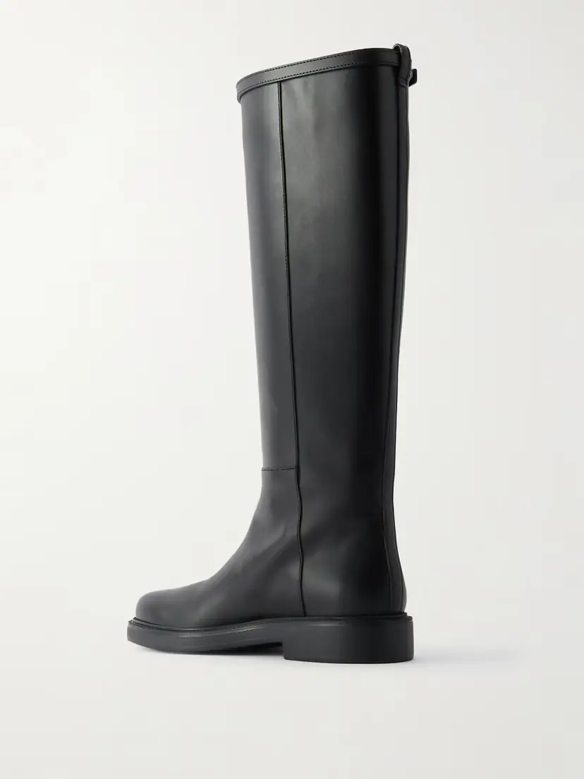 Tod's Gomma Embellished Leather Knee Boots | Thumbnail 3 Tod's Gomma Embellished Leather Knee Boots | Thumbnail 3