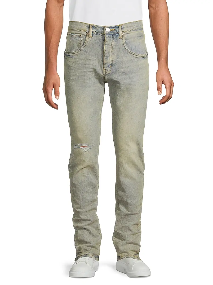 Purple Brand Men's Venice Sunbleached Skinny Jeans | Thumbnail 3 Purple Brand Men's Venice Sunbleached Skinny Jeans | Thumbnail 3