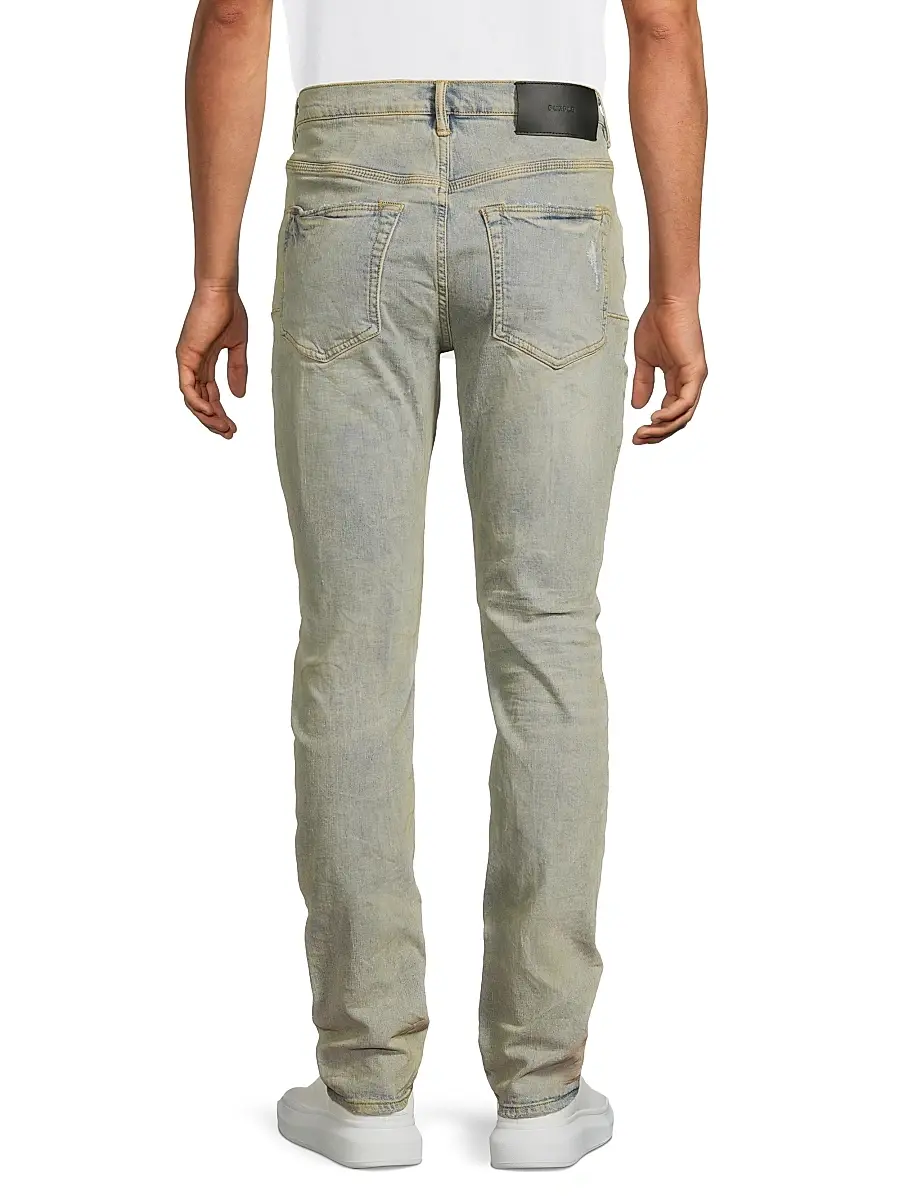 Purple Brand Men's Venice Sunbleached Skinny Jeans | Thumbnail 5 Purple Brand Men's Venice Sunbleached Skinny Jeans | Thumbnail 5