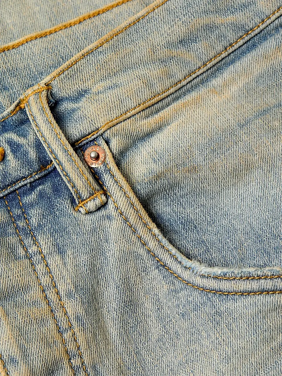 Purple Brand Men's Venice Sunbleached Skinny Jeans | Thumbnail 6 Purple Brand Men's Venice Sunbleached Skinny Jeans | Thumbnail 6