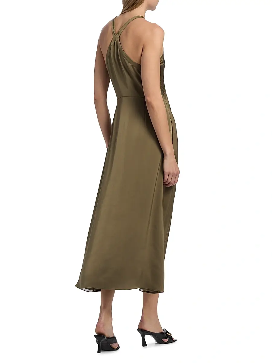 Ramy Brook Women's Cynthia Button-Front Satin Midi-Dress | Thumbnail 5 Ramy Brook Women's Cynthia Button-Front Satin Midi-Dress | Thumbnail 5