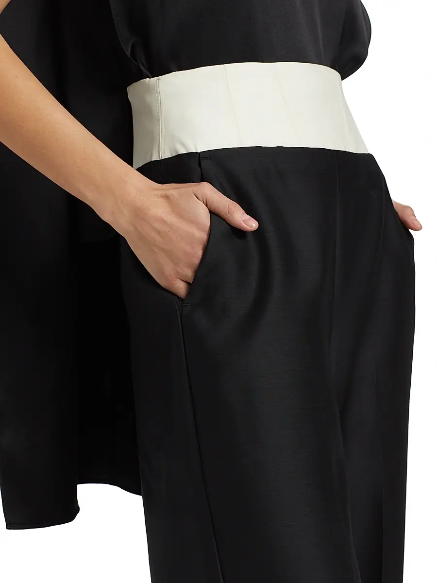 Heirlome Women's Dakota Wool-Silk Wide-Leg Pants | Thumbnail 6 Heirlome Women's Dakota Wool-Silk Wide-Leg Pants | Thumbnail 6