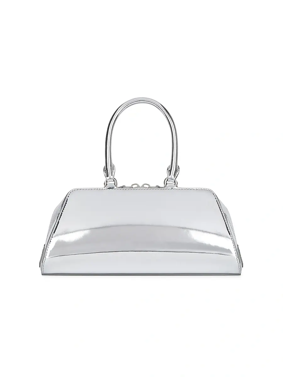 Givenchy Women's Antigona Cube East West Top Handle Bag - Light Silvery | Thumbnail 3 Givenchy Women's Antigona Cube East West Top Handle Bag - Light Silvery | Thumbnail 3