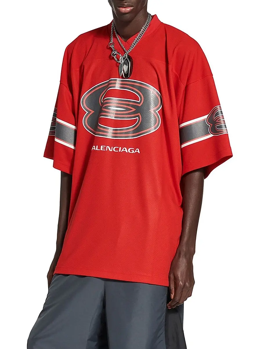 Balenciaga Men's American Football T-Shirt | Thumbnail 3