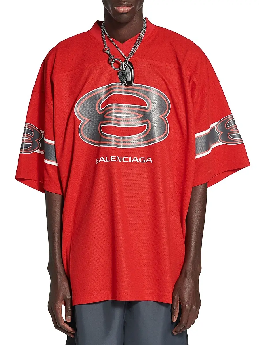 Balenciaga Men's American Football T-Shirt | Thumbnail 6