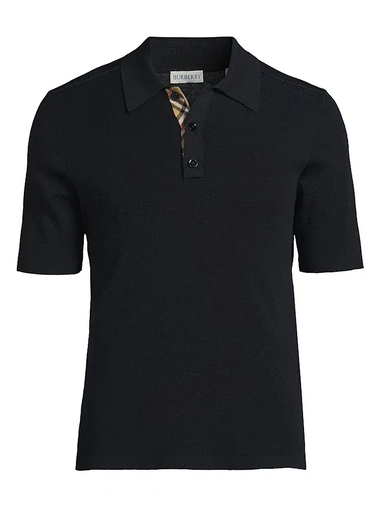 Burberry Men's Marcus Wool Polo Shirt