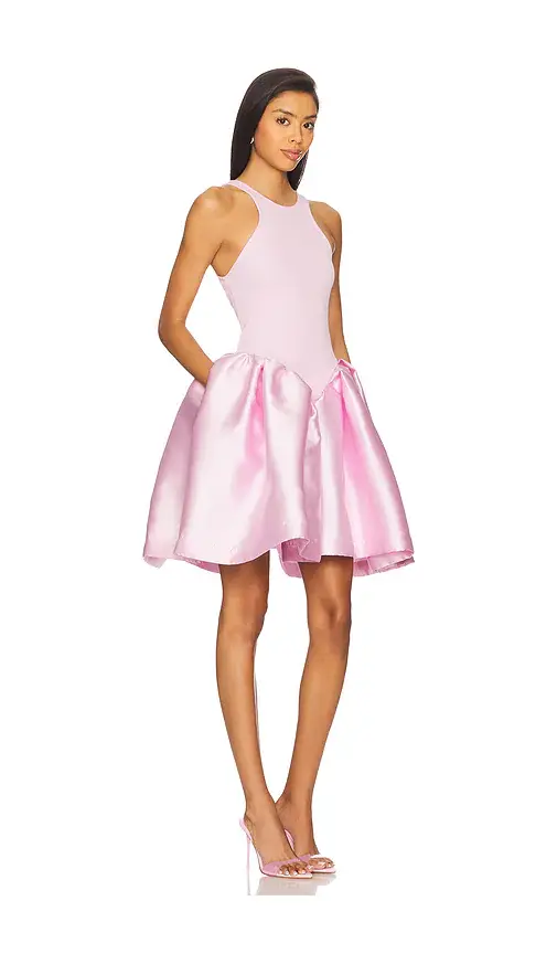 MARQUES ALMEIDA Mikado Rib Jersey Short Princess Dress | Thumbnail 2 MARQUES ALMEIDA Mikado Rib Jersey Short Princess Dress | Thumbnail 2