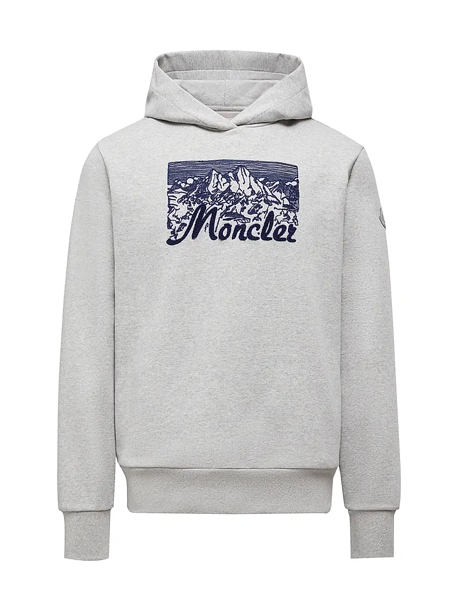 Men's Hoodie in Cotton - Gray