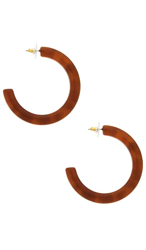 Lele Sadoughi Broadway Hoop Earring | Thumbnail 2