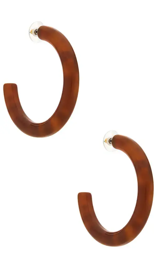 Lele Sadoughi Broadway Hoop Earring