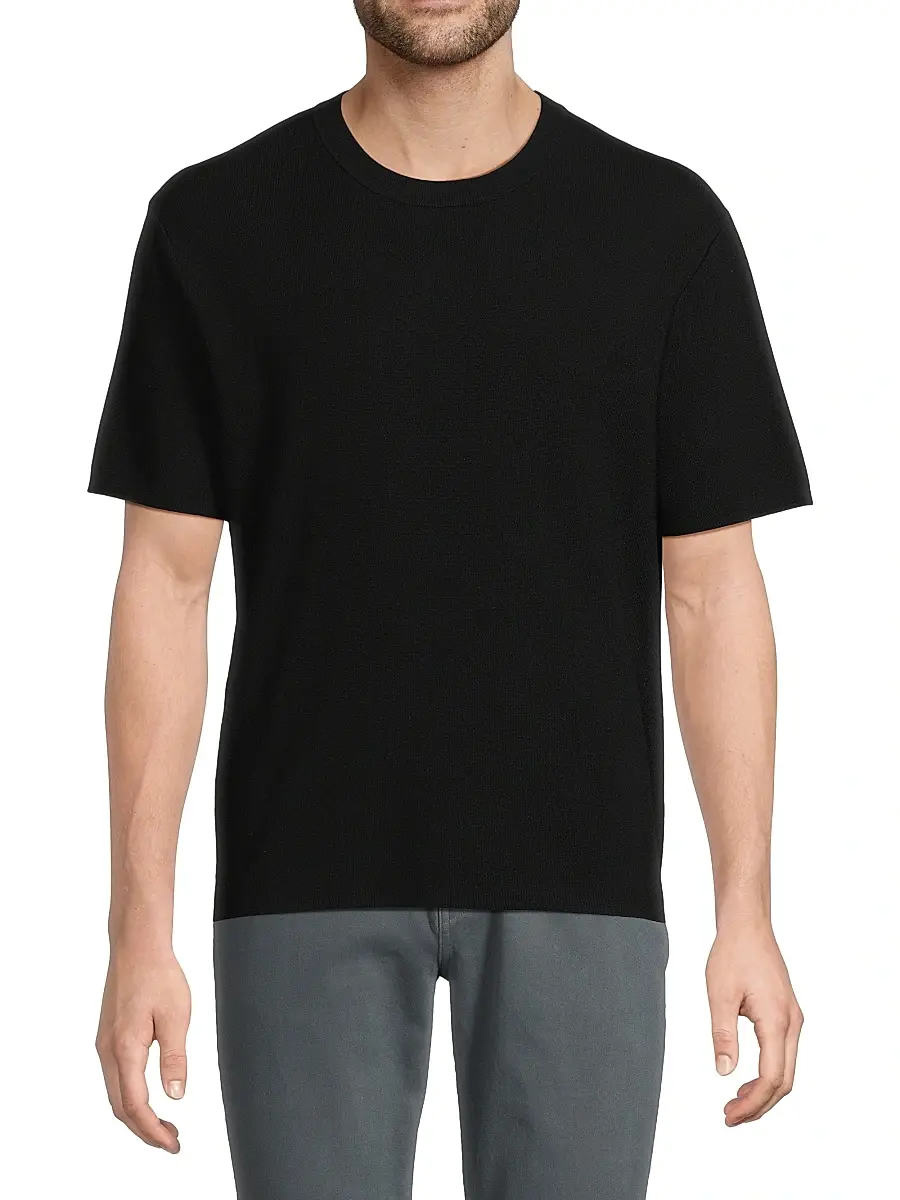Vince Men's Milano Crewneck T-Shirt | Thumbnail 3 Vince Men's Milano Crewneck T-Shirt | Thumbnail 3