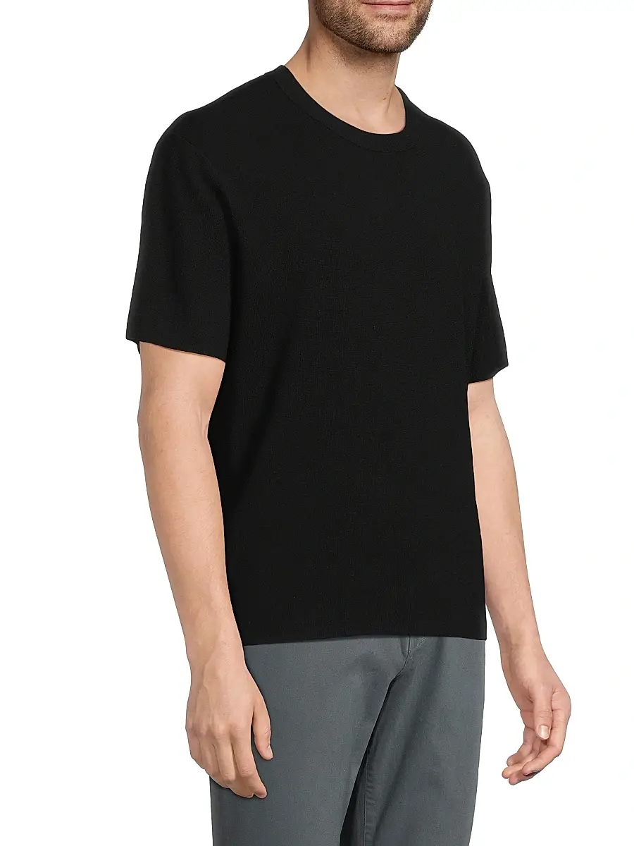 Vince Men's Milano Crewneck T-Shirt | Thumbnail 4 Vince Men's Milano Crewneck T-Shirt | Thumbnail 4