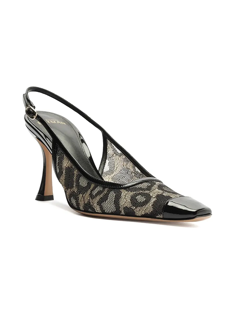 Alexandre Birman Women's Olivia 85MM Printed Slingback Pumps | Thumbnail 2 Alexandre Birman Women's Olivia 85MM Printed Slingback Pumps | Thumbnail 2