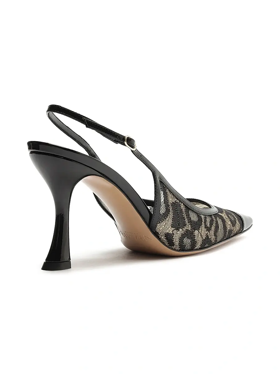 Alexandre Birman Women's Olivia 85MM Printed Slingback Pumps | Thumbnail 5 Alexandre Birman Women's Olivia 85MM Printed Slingback Pumps | Thumbnail 5