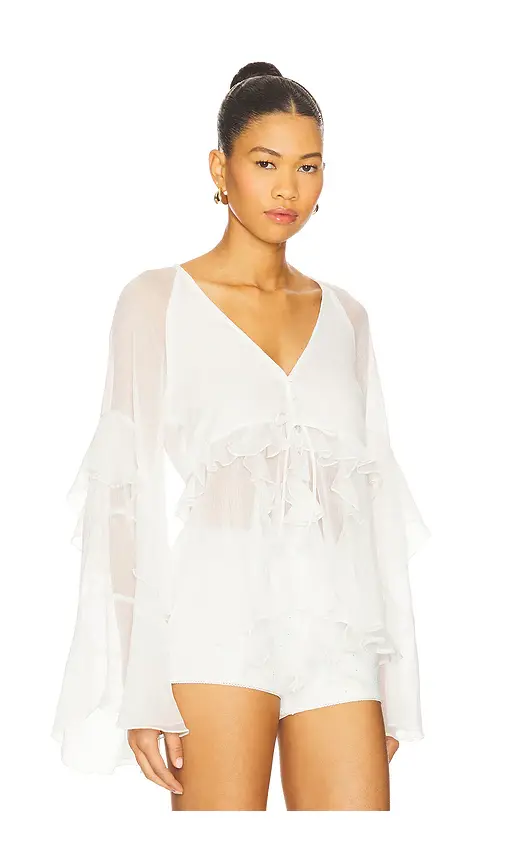Bardot Rosalo Ruffle Blouse | Thumbnail 2 Bardot Rosalo Ruffle Blouse | Thumbnail 2