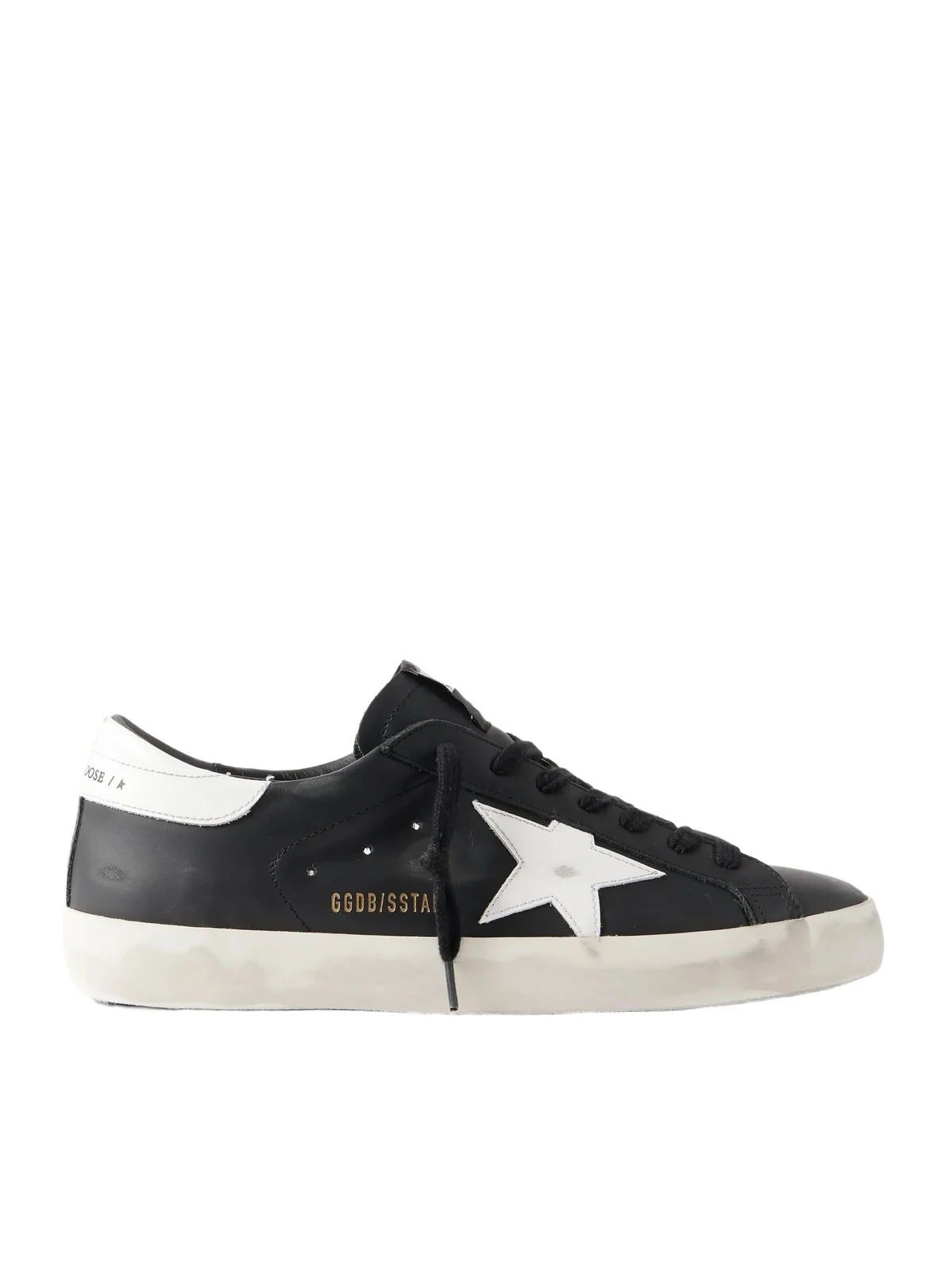 Super-Star Distressed Leather Sneakers - Men