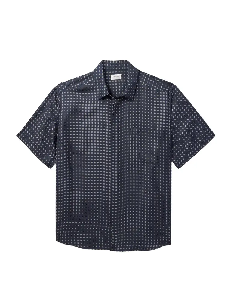 Saint Laurent Printed Silk-Voile Shirt - Men | Image 1 Saint Laurent Printed Silk-Voile Shirt - Men | Image 1