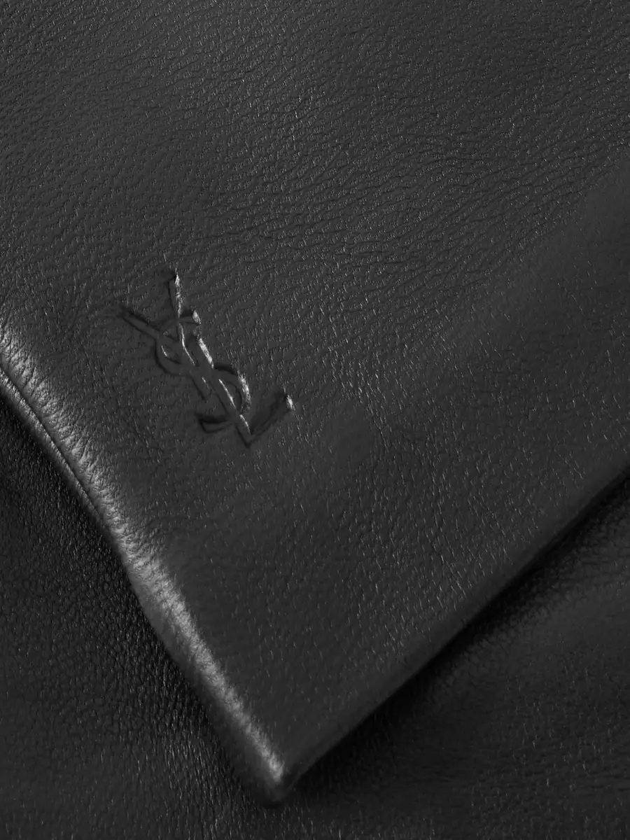 Saint Laurent Leather Gloves - Men | Thumbnail 2