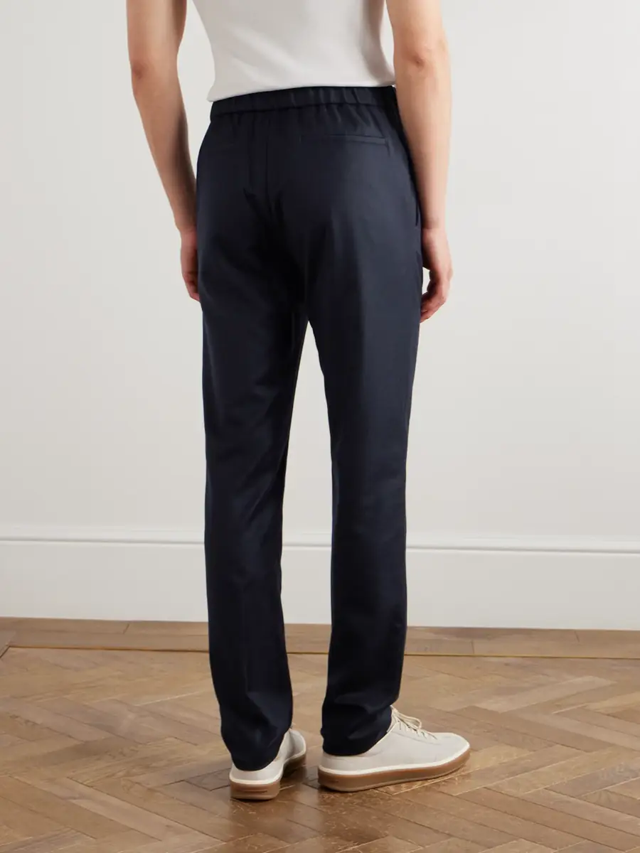 Loro Piana Leisure City Slim-Fit Virgin Wool and Cashmere-Blend Trousers - Men | Thumbnail 4 Loro Piana Leisure City Slim-Fit Virgin Wool and Cashmere-Blend Trousers - Men | Thumbnail 4