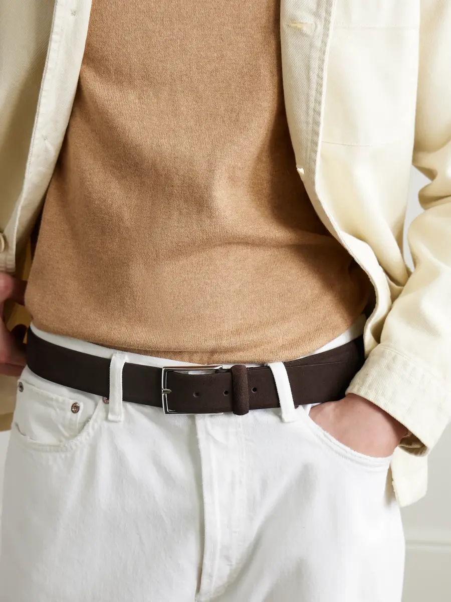 Anderson's Suede Belt - Men | Thumbnail 3 Anderson's Suede Belt - Men | Thumbnail 3