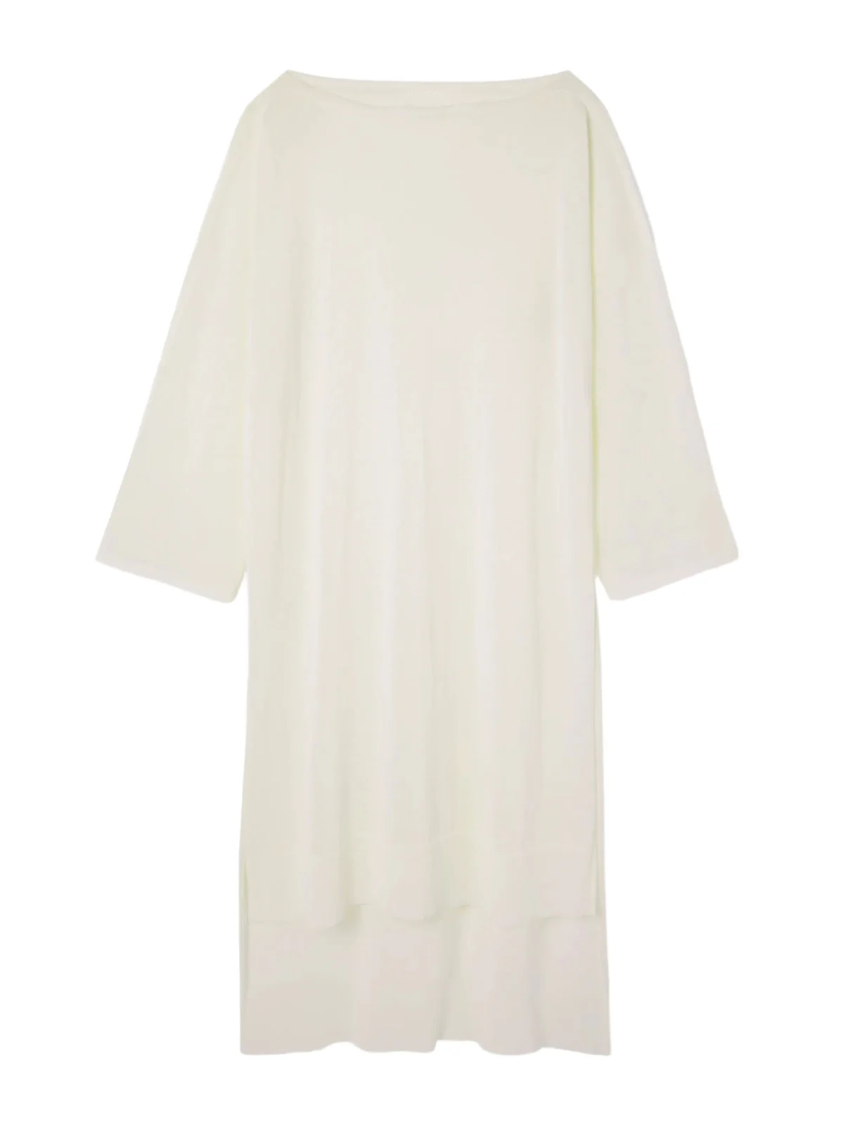 ALAÏA Linen And Silk-blend Kaftan - White