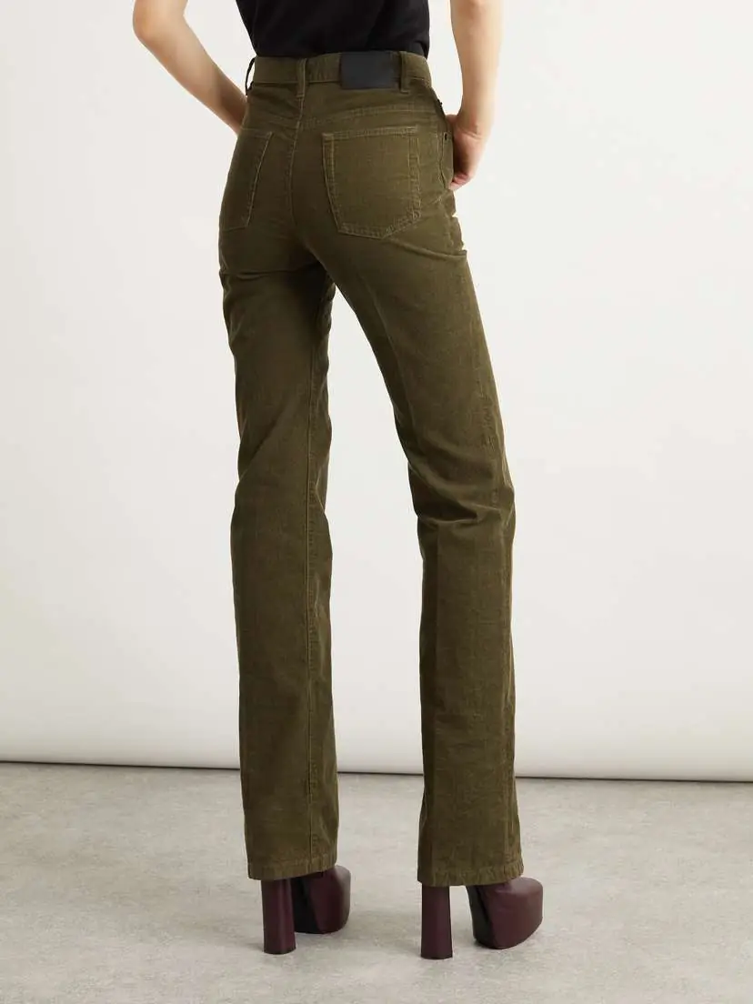 Saint Laurent Clyde Cotton-corduroy Slim-leg Pants | Thumbnail 4 Saint Laurent Clyde Cotton-corduroy Slim-leg Pants | Thumbnail 4