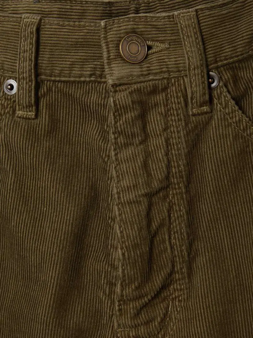 Saint Laurent Clyde Cotton-corduroy Slim-leg Pants | Thumbnail 5 Saint Laurent Clyde Cotton-corduroy Slim-leg Pants | Thumbnail 5