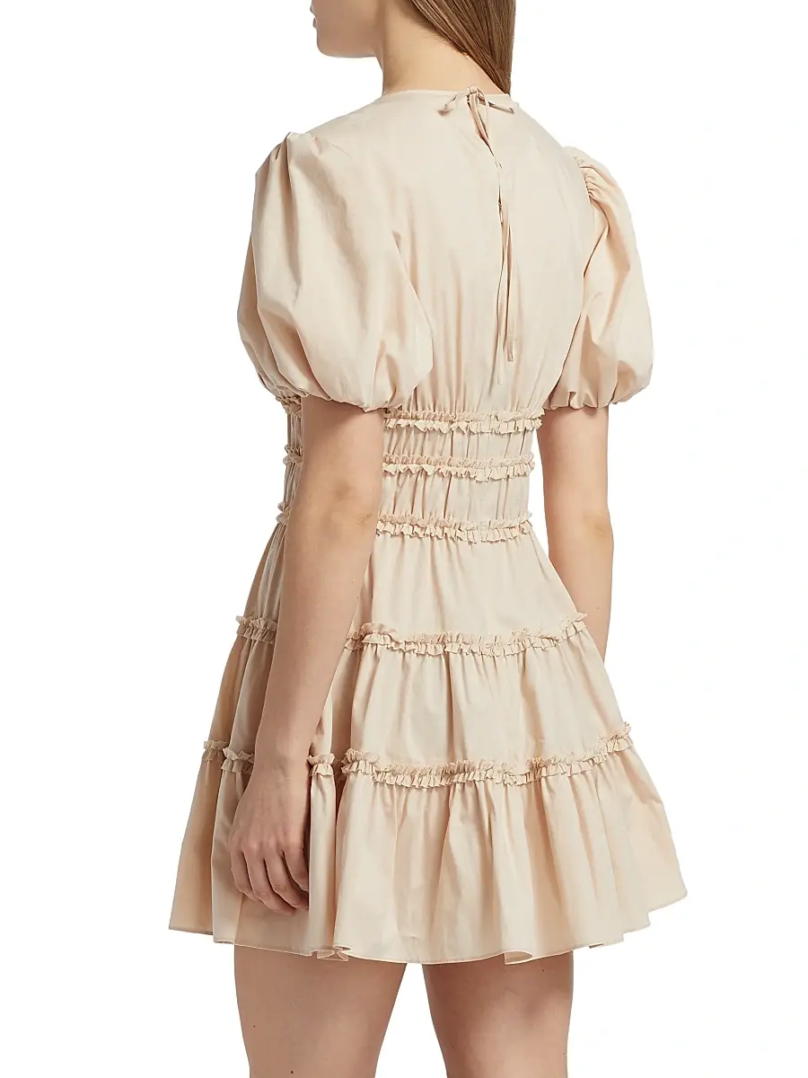 Cinq à Sept Women's Sirrina Gathered A-Line Minidress | Thumbnail 5 Cinq à Sept Women's Sirrina Gathered A-Line Minidress | Thumbnail 5
