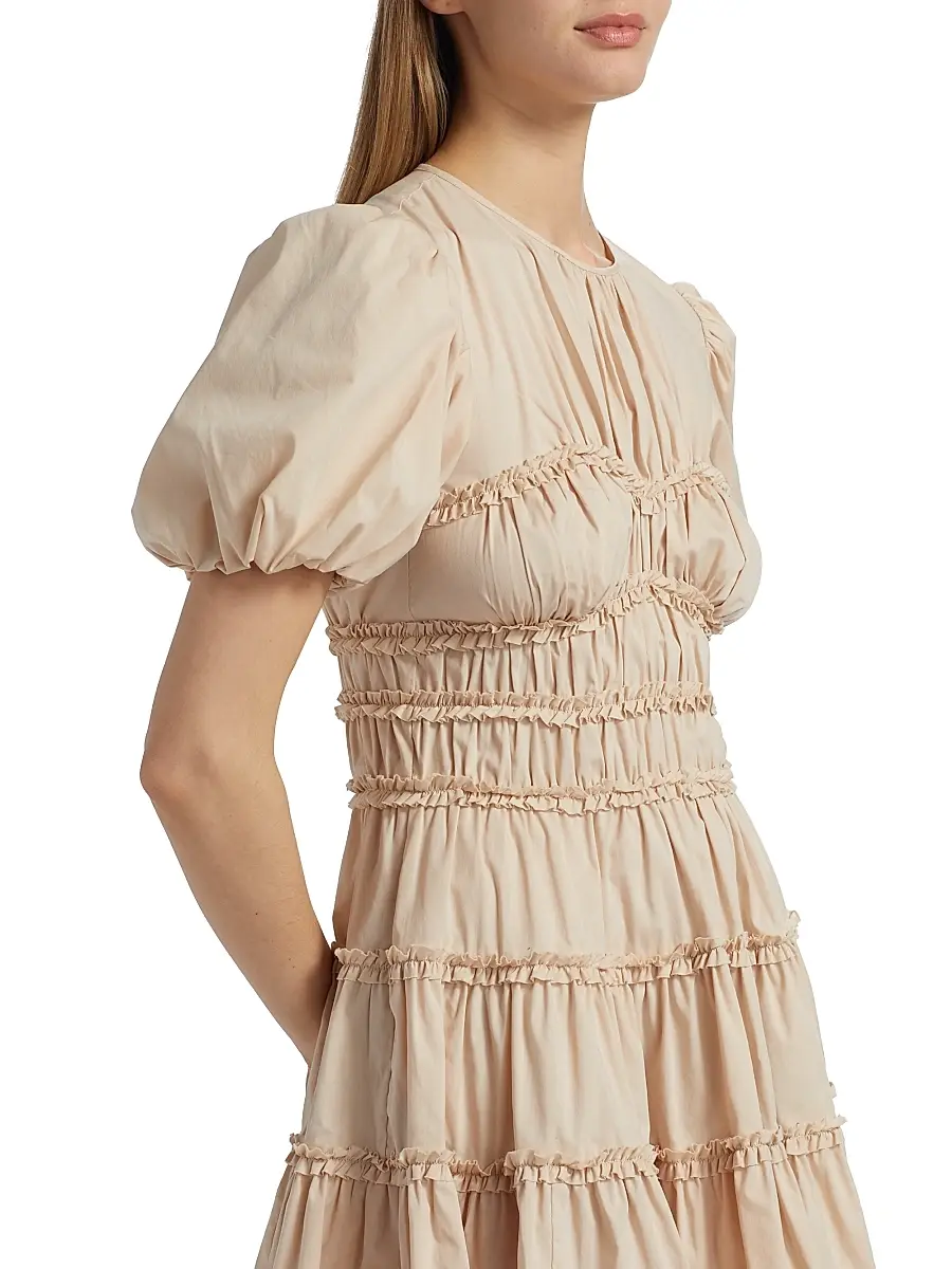 Cinq à Sept Women's Sirrina Gathered A-Line Minidress | Thumbnail 6 Cinq à Sept Women's Sirrina Gathered A-Line Minidress | Thumbnail 6