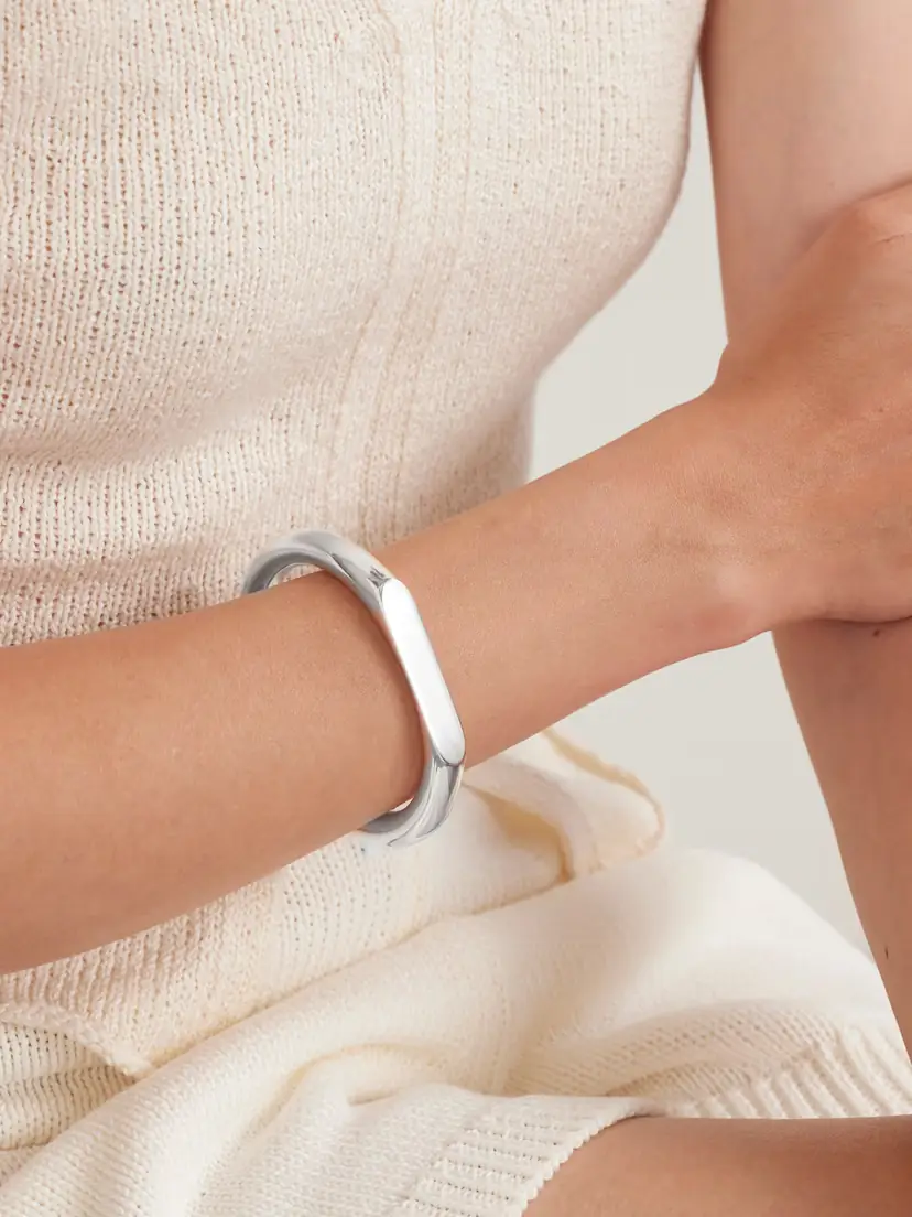 LIÉ STUDIO The Dora Silver-plated Bangle | Thumbnail 2 LIÉ STUDIO The Dora Silver-plated Bangle | Thumbnail 2