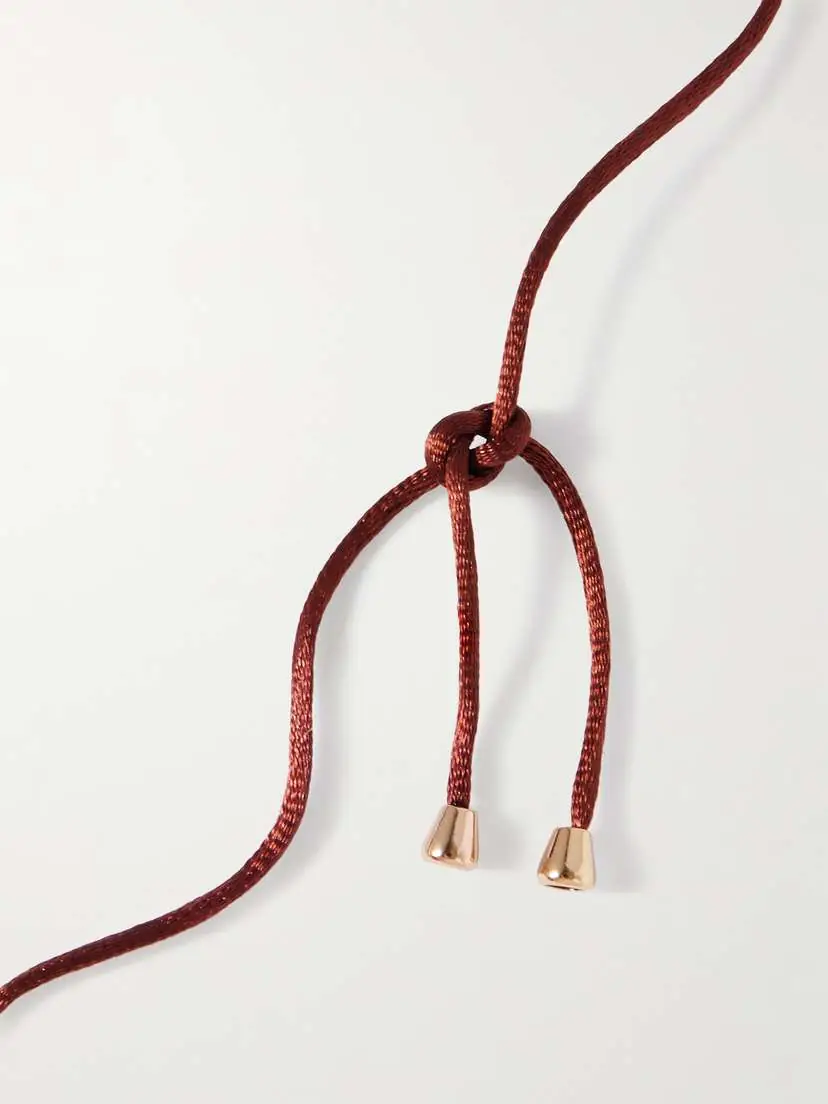 Jennifer Behr Atrani Gold-plated, Shell, Crystal And Cord Necklace | Thumbnail 3 Jennifer Behr Atrani Gold-plated, Shell, Crystal And Cord Necklace | Thumbnail 3