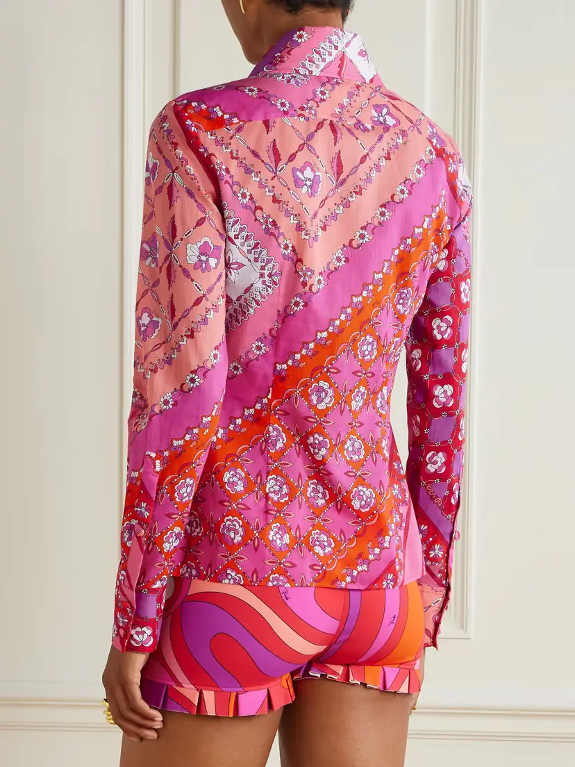 PUCCI Printed Cotton-muslin Shirt | Thumbnail 4