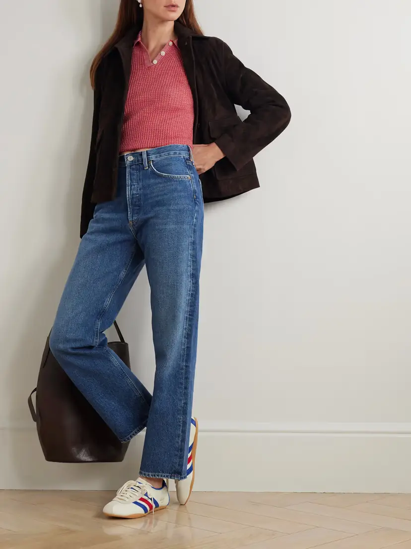 AGOLDE 90's Regenerative Mid-rise Straight-leg Jeans | Thumbnail 2