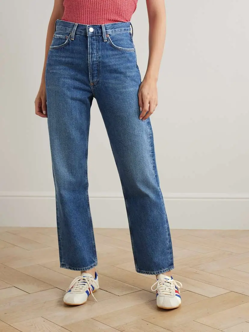 AGOLDE 90's Regenerative Mid-rise Straight-leg Jeans | Thumbnail 3