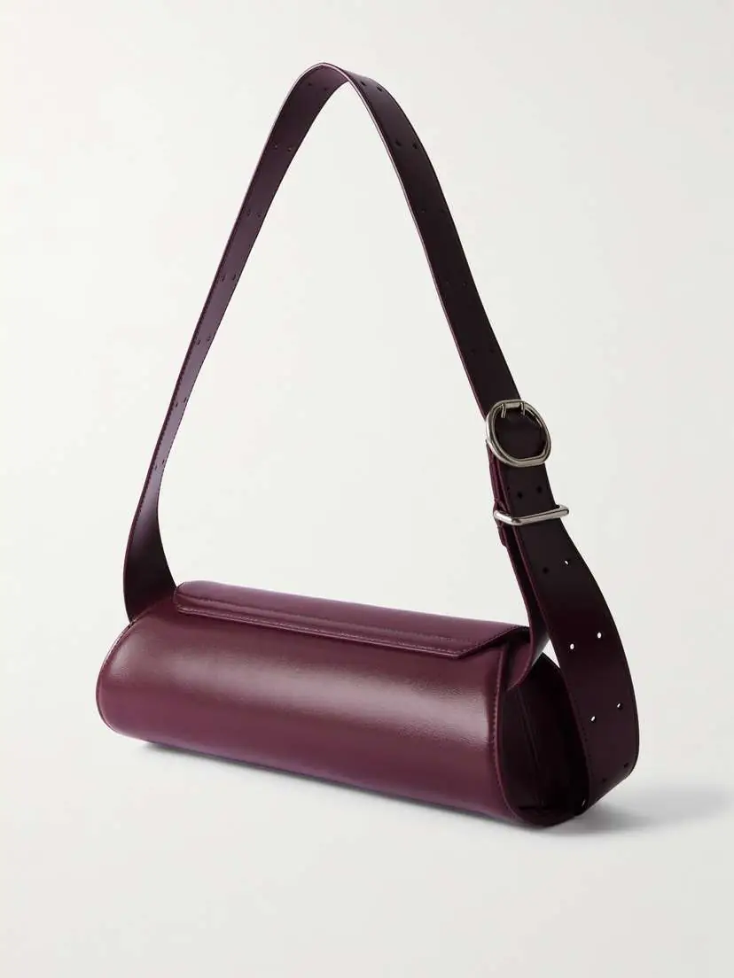 Jil Sander Cannolo Small Leather Shoulder Bag | Thumbnail 3 Jil Sander Cannolo Small Leather Shoulder Bag | Thumbnail 3