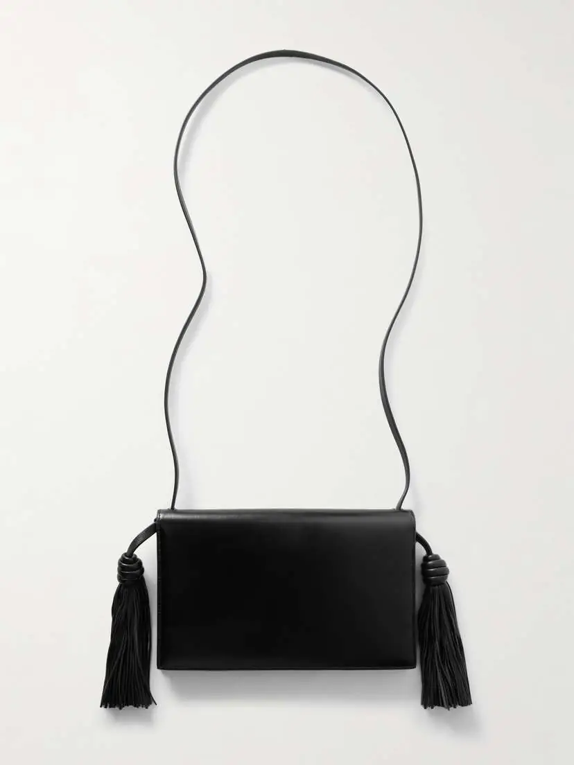 Jil Sander Tasseled Leather Shoulder Bag | Thumbnail 3 Jil Sander Tasseled Leather Shoulder Bag | Thumbnail 3