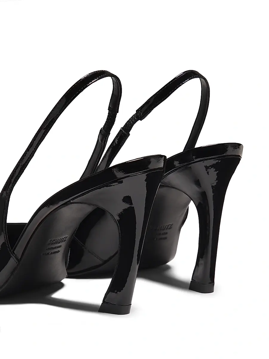 Schutz Women's Lexi 90MM Patent Leather Slingback Pumps | Thumbnail 3 Schutz Women's Lexi 90MM Patent Leather Slingback Pumps | Thumbnail 3