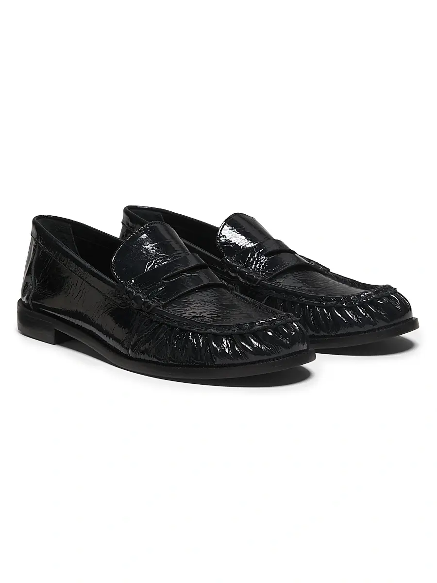 Schutz Women's Tyche Patent Leather Penny Loafers | Thumbnail 2 Schutz Women's Tyche Patent Leather Penny Loafers | Thumbnail 2