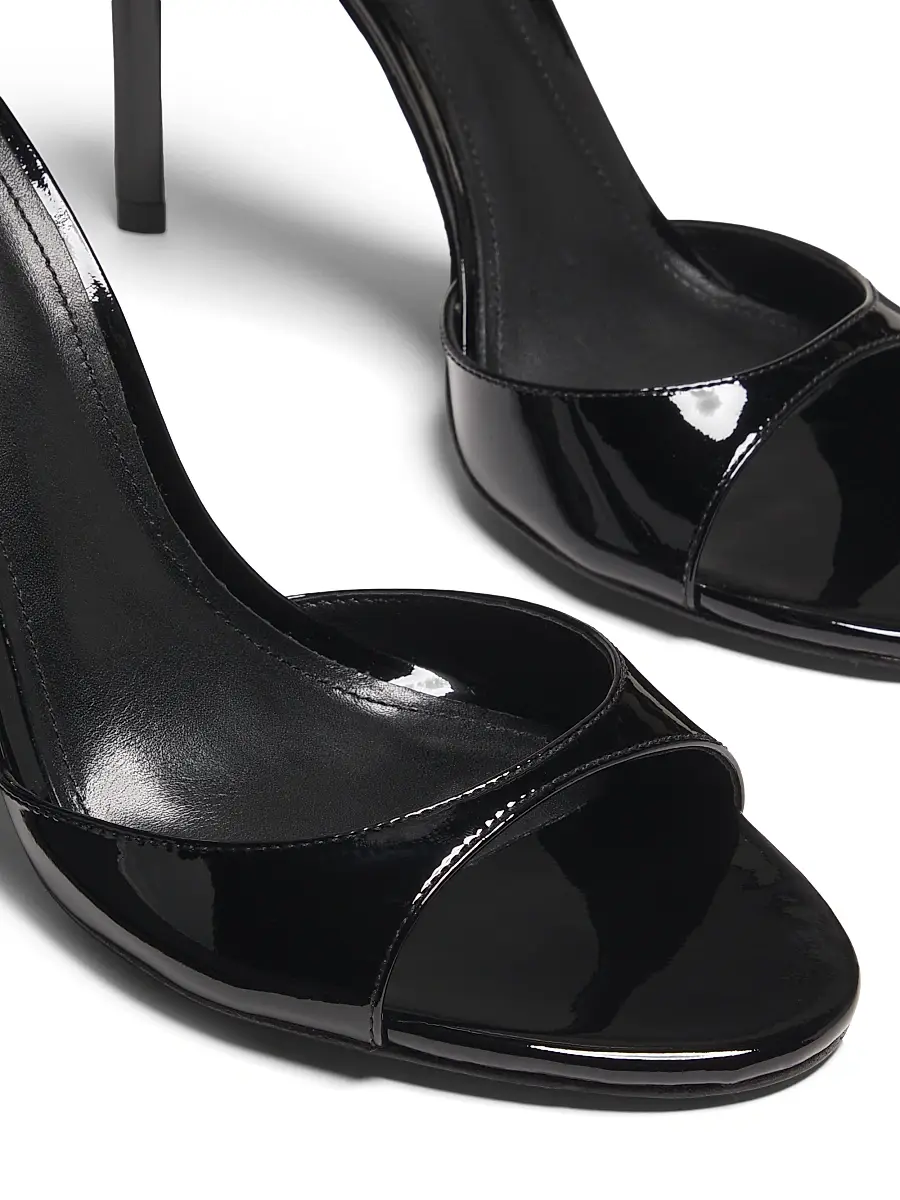 Schutz Women's Scarlett 100MM Patent Leather Stiletto Sandals | Thumbnail 2