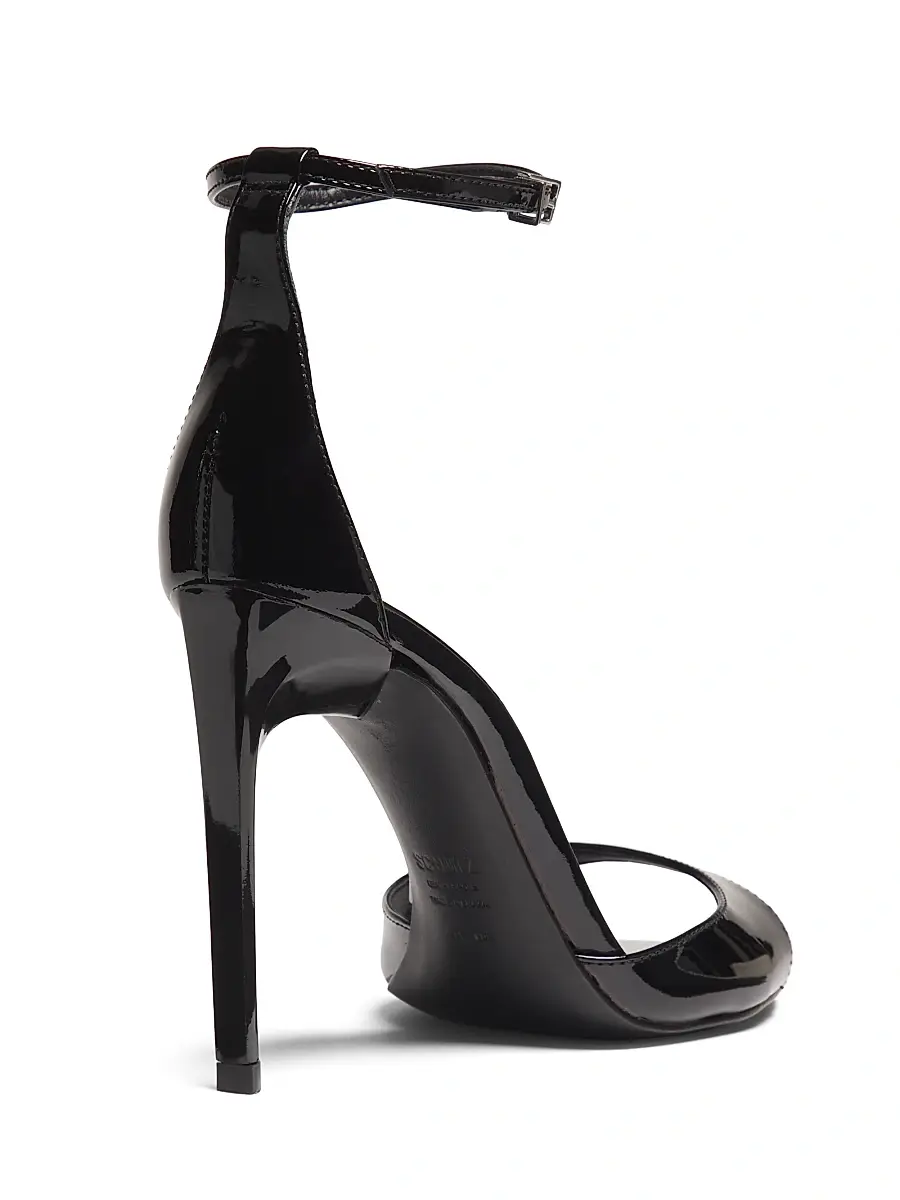 Schutz Women's Scarlett 100MM Patent Leather Stiletto Sandals | Thumbnail 3