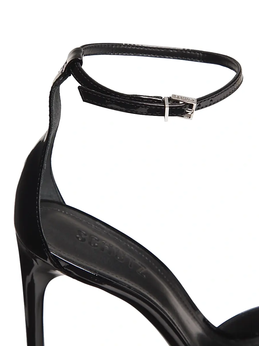 Schutz Women's Scarlett 100MM Patent Leather Stiletto Sandals | Thumbnail 5