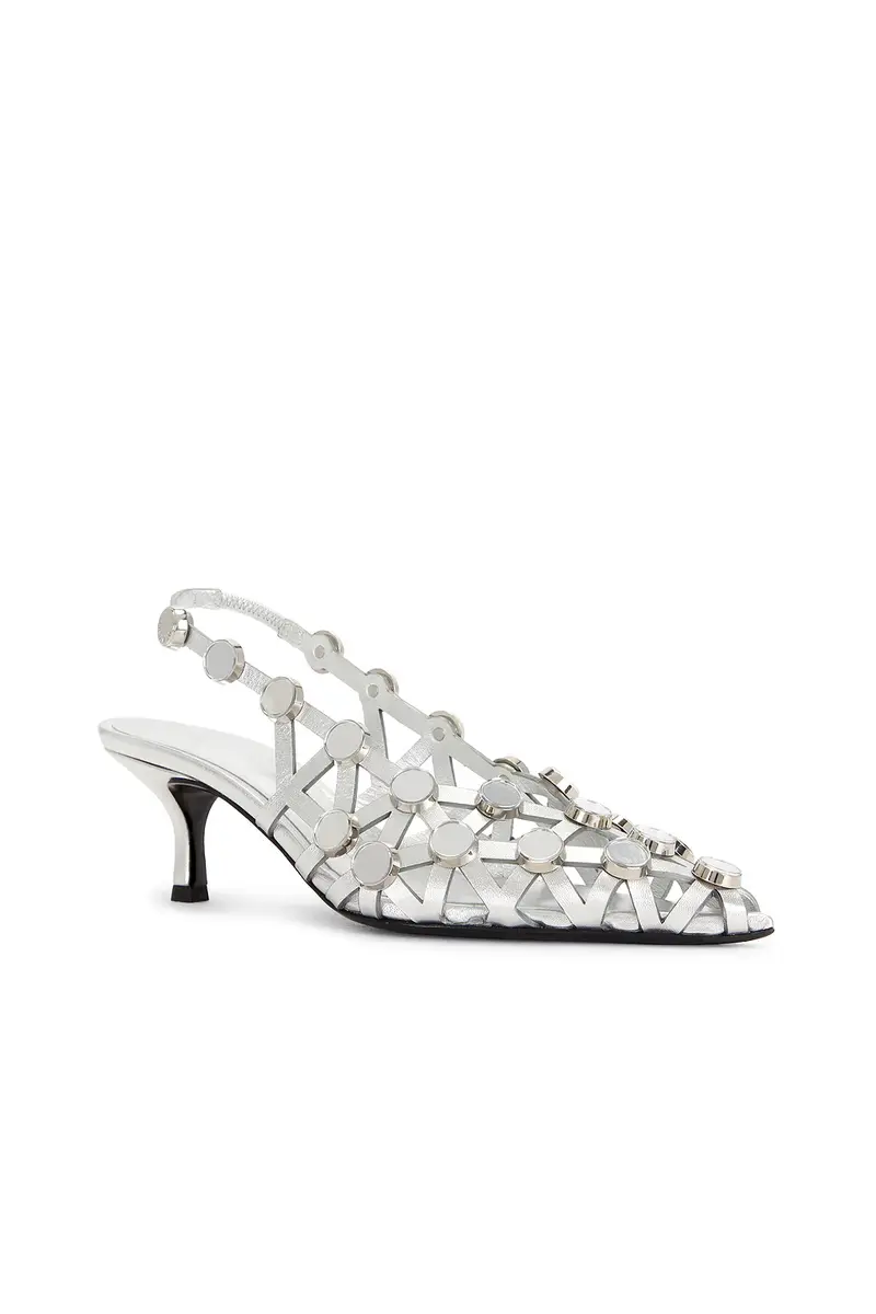 The Attico Grid Slingback Pump | Thumbnail 2