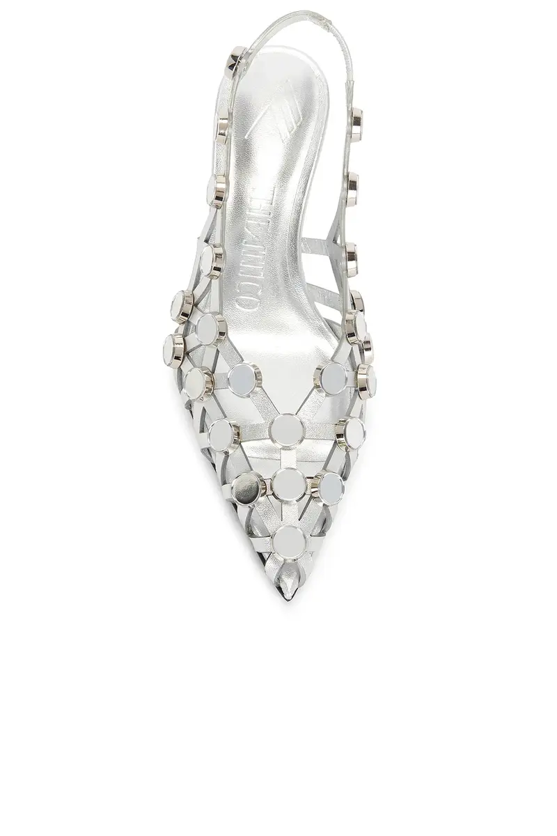 The Attico Grid Slingback Pump | Thumbnail 4