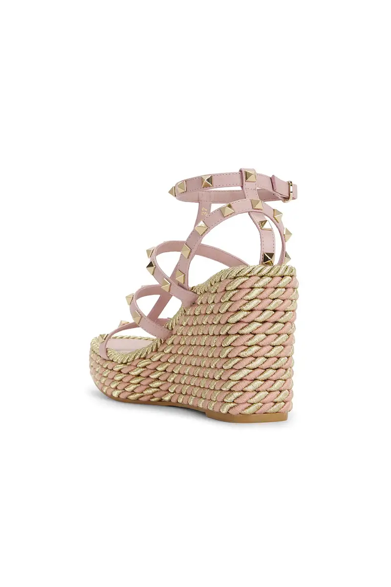 Valentino Garavani Rockstud Torchon Espadrilla Wedge | Thumbnail 3 Valentino Garavani Rockstud Torchon Espadrilla Wedge | Thumbnail 3